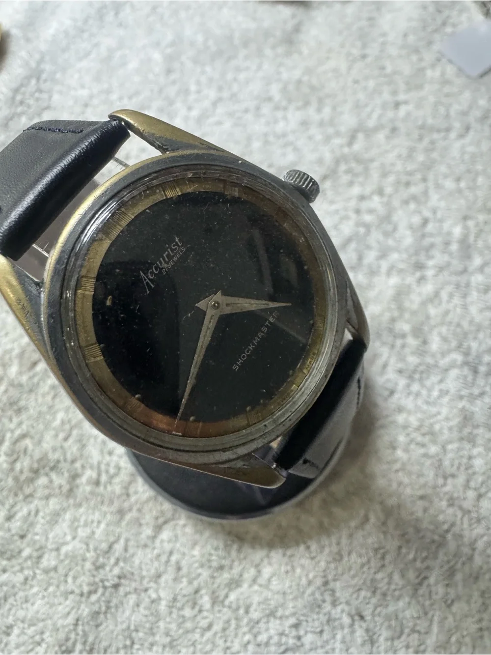 Shockmaster Men's Black Dial Watch